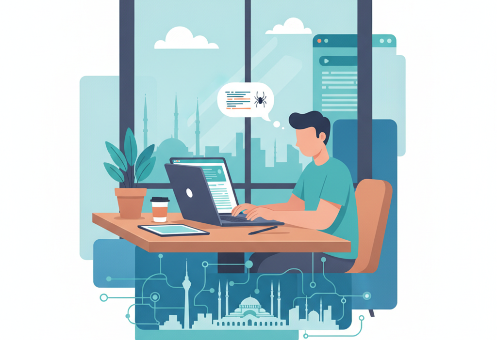Ankara freelance web tasarımcı (AI Görsel) – dijital danışman dijital danışma...
