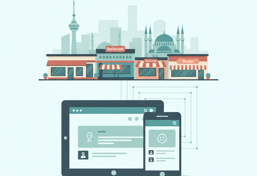 Ankara restoranlar için web tasarım (AI Görsel) – dijital danışman dijital da...