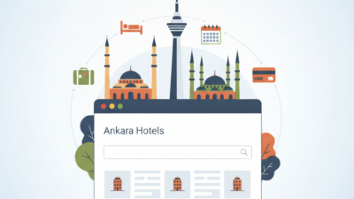Ankara oteller için rezervasyon sitesi (AI Görsel) – dijital danışman dijital...