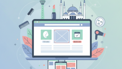Ankara güzellik salonları için web tasarım (AI Görsel) – dijital danışman dij...
