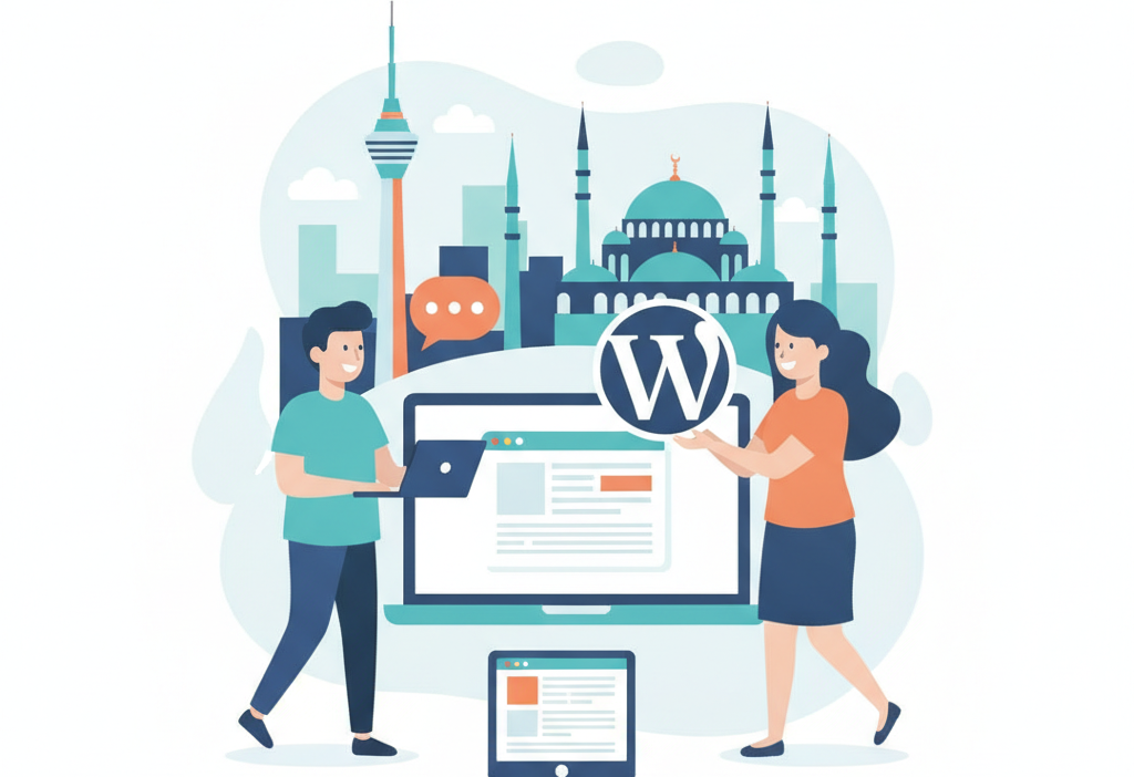 Ankara da wordpress ile site kurmak isteyenler kime başvurmalı (AI Görsel) – ...