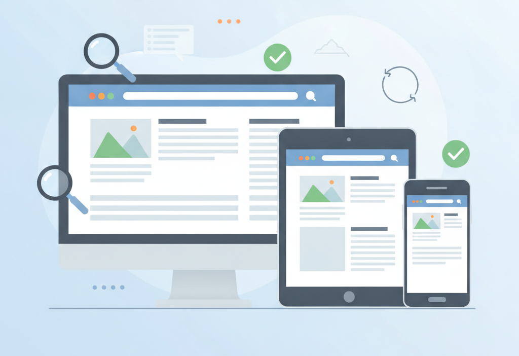 Mobil uyumlu site nasıl test edilir (AI Görsel) – dijital danışman dijital da...