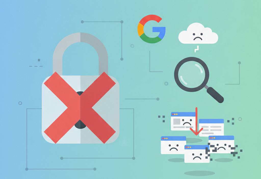 Ssl sertifikası olmayan site google da cezalandırılır mı (AI Görsel) – dijita...