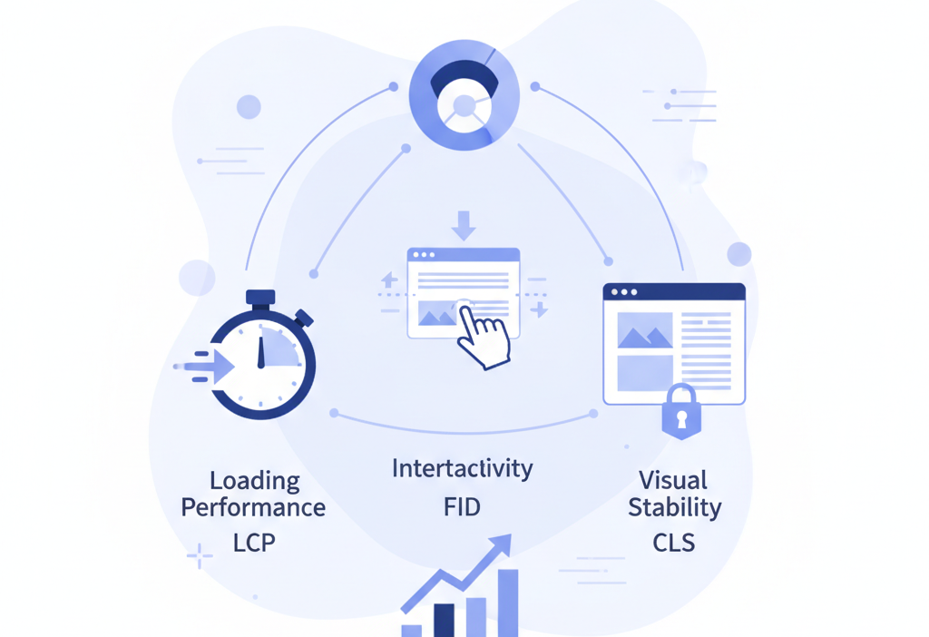 Core web vitals nedir nasıl iyileştirilir (AI Görsel) – dijital danışman diji...