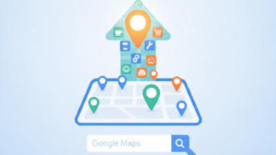 Yerel işletme google haritalarda nasıl üst sırada çıkar (AI Görsel) – dijital...