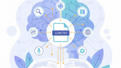Llms txt dosyası ne işe yarar teknik ama anlaşılır açıklama (AI Görsel) – dij...
