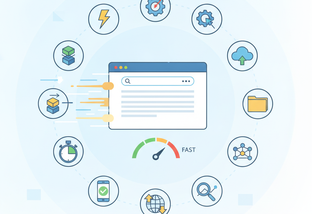 Web Sitesi Hızını Artırmanın 10 Pratik Yolu (AI Görsel) – dijital danışman di...