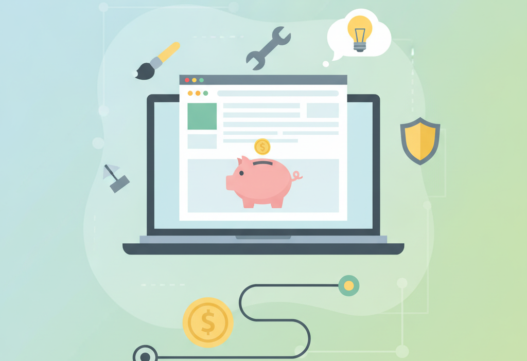 Küçük İşletmeler İçin Bütçe Dostu Web Tasarım Stratejisi (AI Görsel) – dijita...