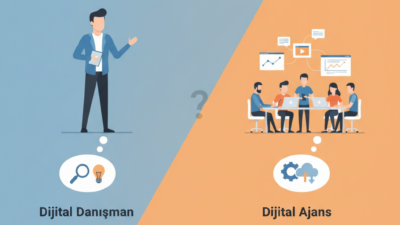 Dijital danışman mı yoksa dijital ajans mı tercih edilmeli? (AI Görsel) – dij...