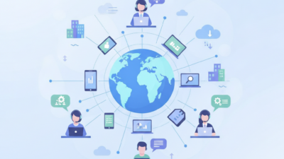 Online dijital danışmanlık uzaktan nasıl işliyor? (AI Görsel) – bağımsız diji...