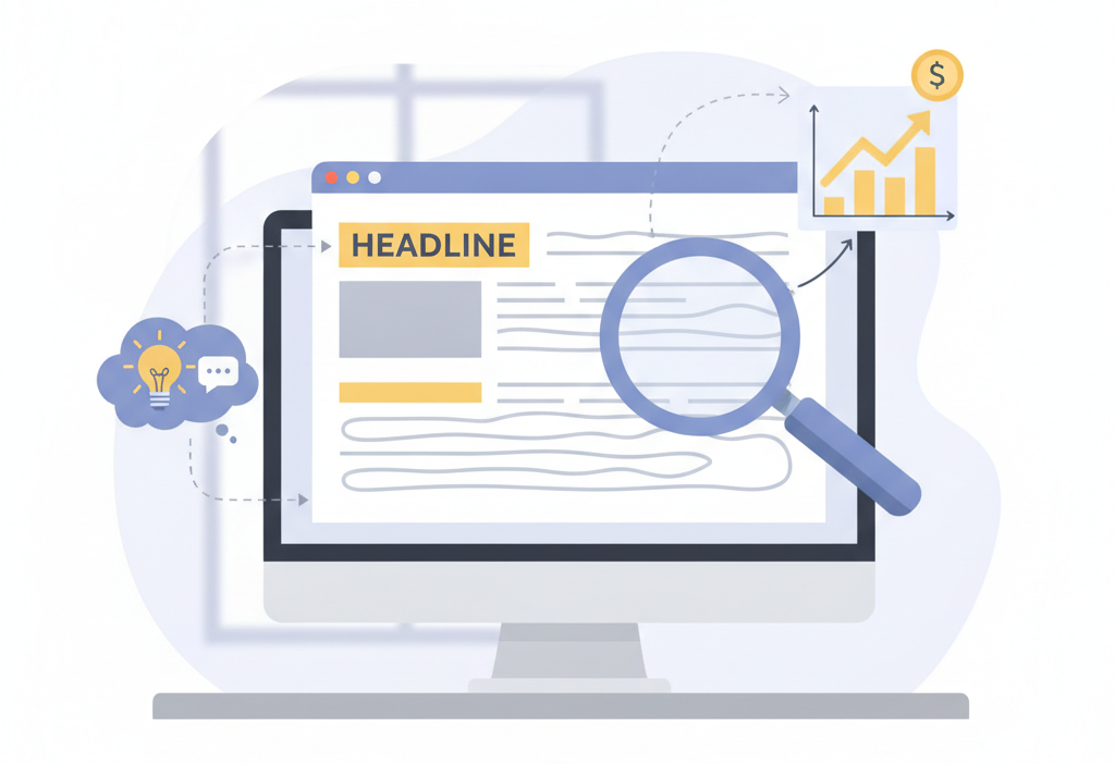Landing page metni neden önemlidir? (AI Görsel) – dijital danışman dijital da...