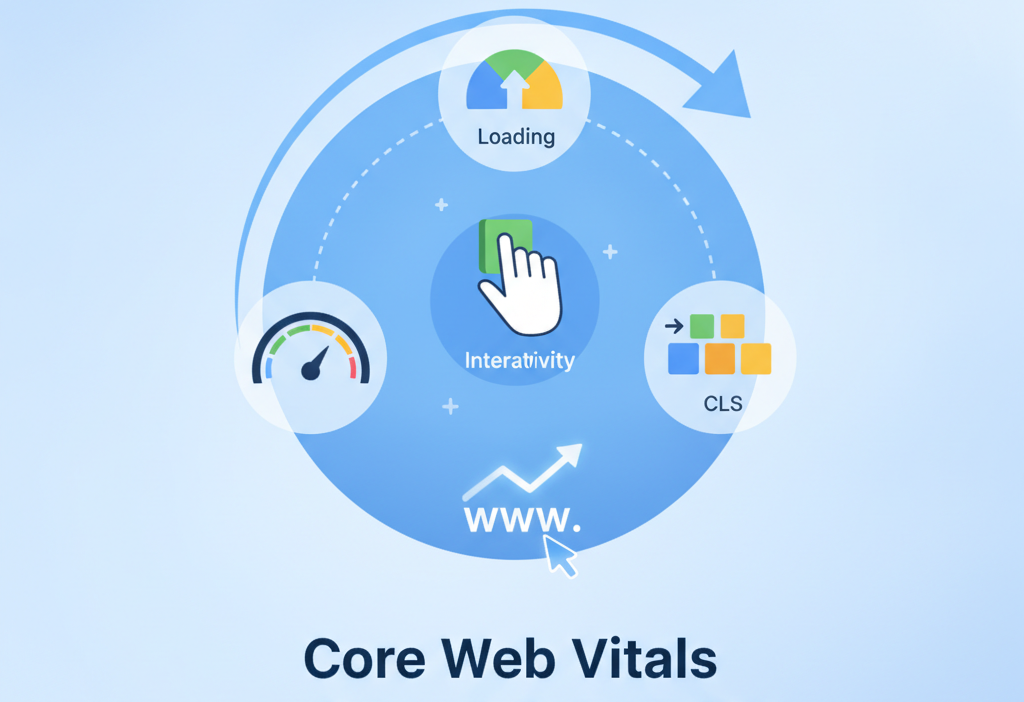 Core Web Vitals nedir nasıl iyileştirilir? (AI Görsel) – dijital danışman dij...