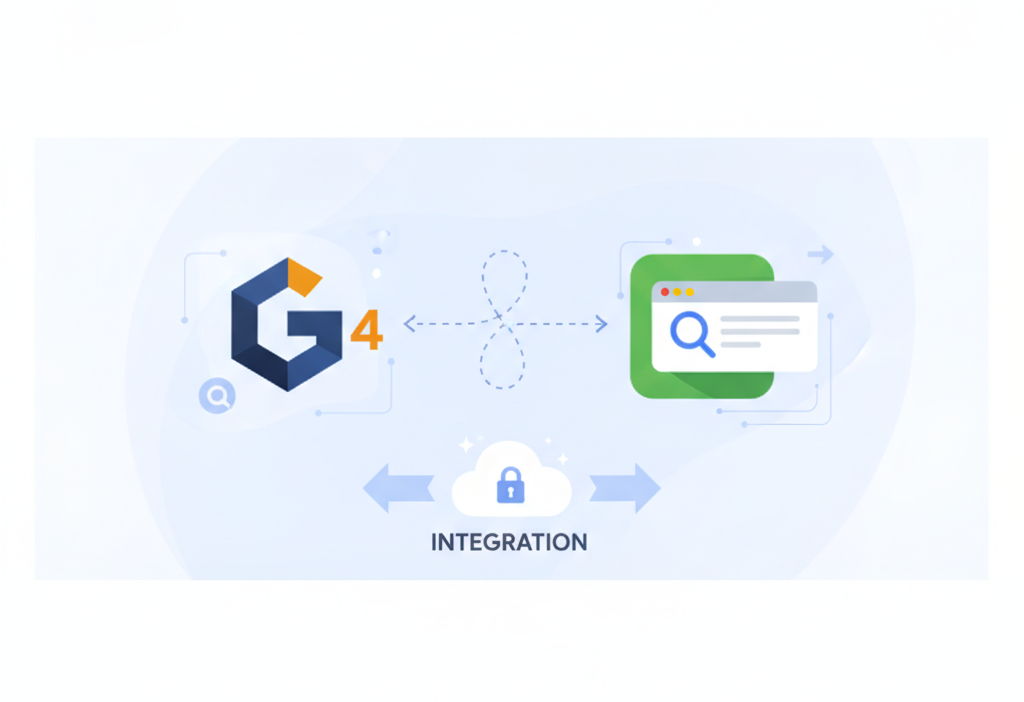 GA4 ile Search Console nasıl entegre edilir? (AI Görsel) – dijital danışman d...