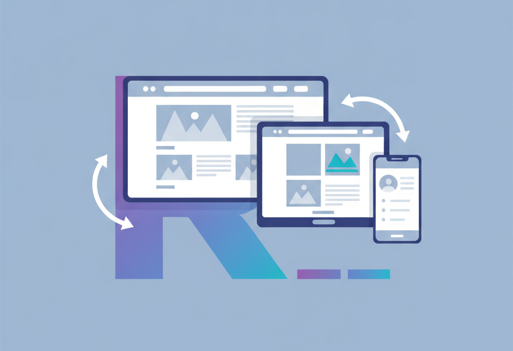 Responsive tasarım nedir nasıl yapılır? (AI Görsel) – dijital danışman dijita...