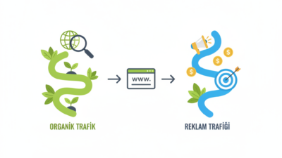 Organik trafik ile reklam trafiği arasındaki fark nedir? (AI Görsel) – dijita...
