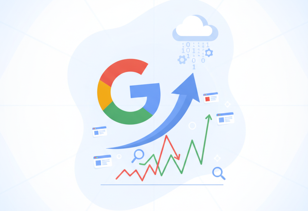 Google algoritma güncellemesi sıralamalarımı etkiler mi? (AI Görsel) – dijita...
