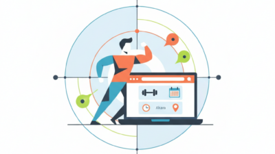 Ankara fitness merkezleri için web sitesi (AI Görsel) – dijital danışman diji...
