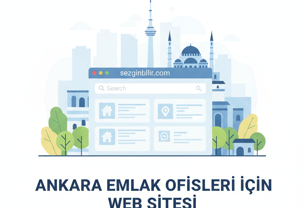 Ankara emlak ofisleri için web sitesi (AI Görsel) – dijital danışman dijital ...