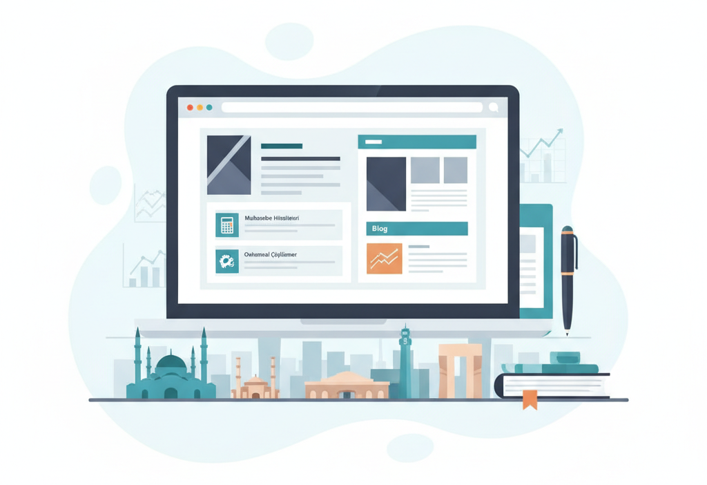 Ankara muhasebe büroları için web sitesi (AI Görsel) – dijital danışman dijit...
