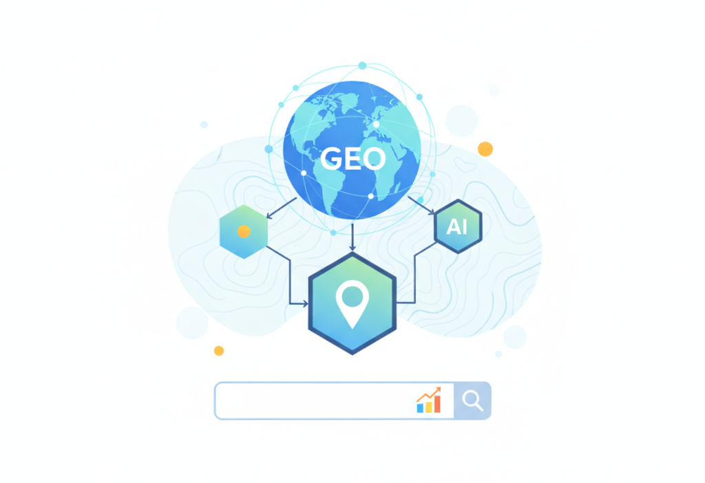 GEO Nedir Yapay Zeka Arama Motorlarında Görünür Olmanın Yolları (AI Görsel) –...