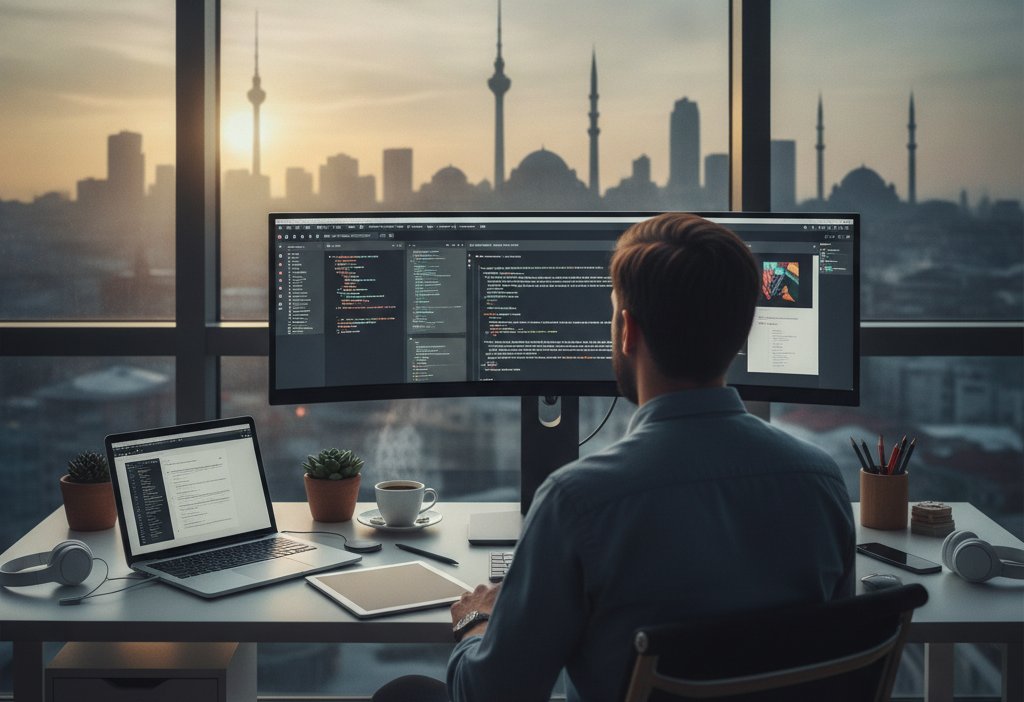 Ankara freelance web tasarımcı (AI Görsel) – dijital danışman dijital danışma...